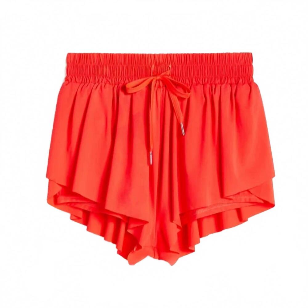 NEW TRACTR girls butterfly shorts in neon watermelon